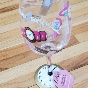 Lolita 5 O'clock somewhere wine glass
